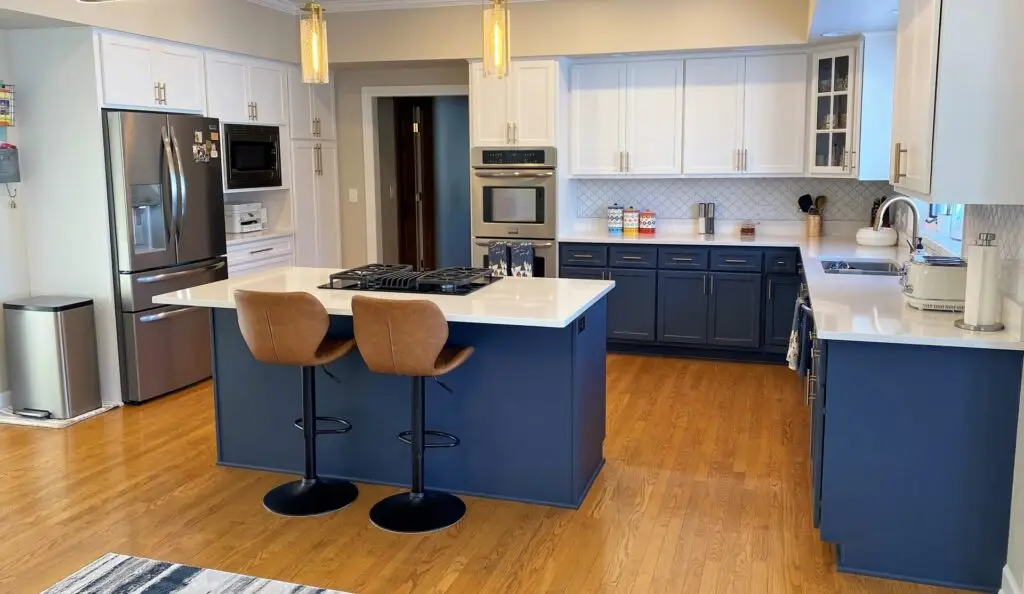 The finished product of a kitchen remodeling project done by Expo Home Improvement.